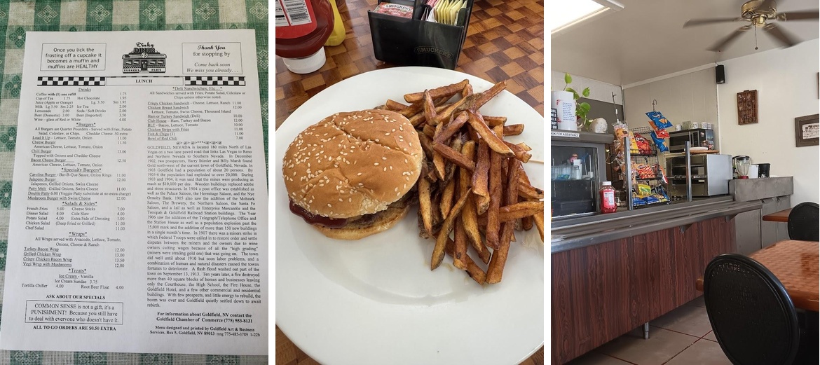 Dinky Diner Menu